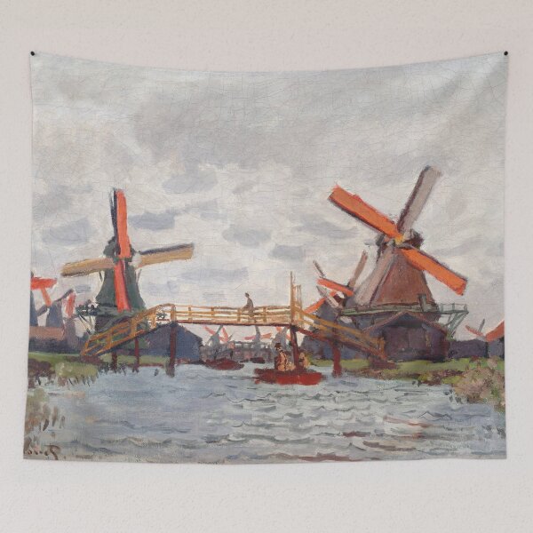 Item preview, Claude Monet - Windmills near Zaandam designed and sold by Impressionist Masters.