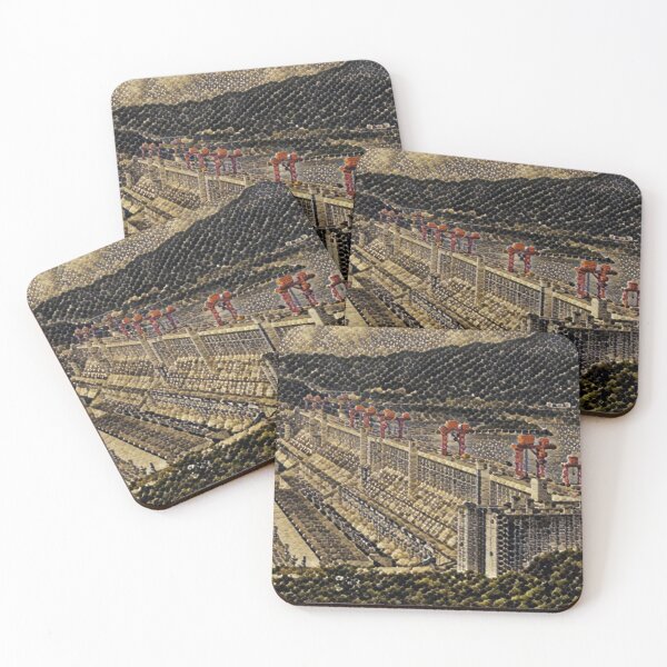 Item preview, China Three Gorges Dam Artistic Illustration Snake Style designed and sold by D4li98.