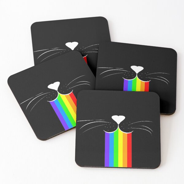 Item preview, Rainbow Cat Face designed and sold by Ridaelb.