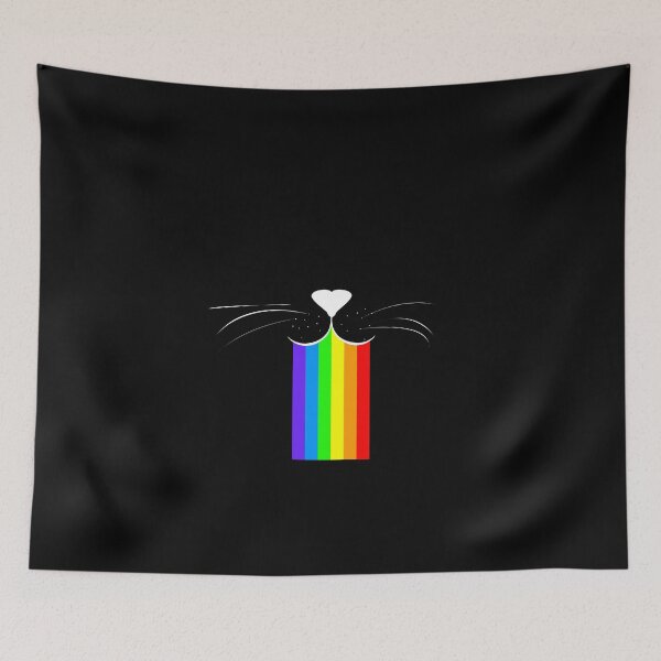 Item preview, Rainbow Cat Face designed and sold by Ridaelb.