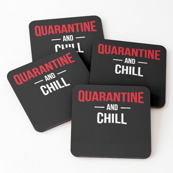 Item preview, Quarantine and Chill  designed and sold by graphicmeyou.