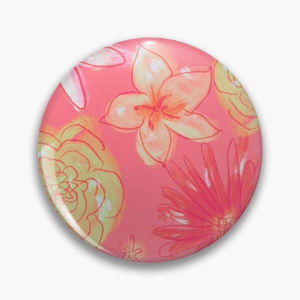 Item preview, Flowers: in pink and yellow designed and sold by ashleyfmiller.