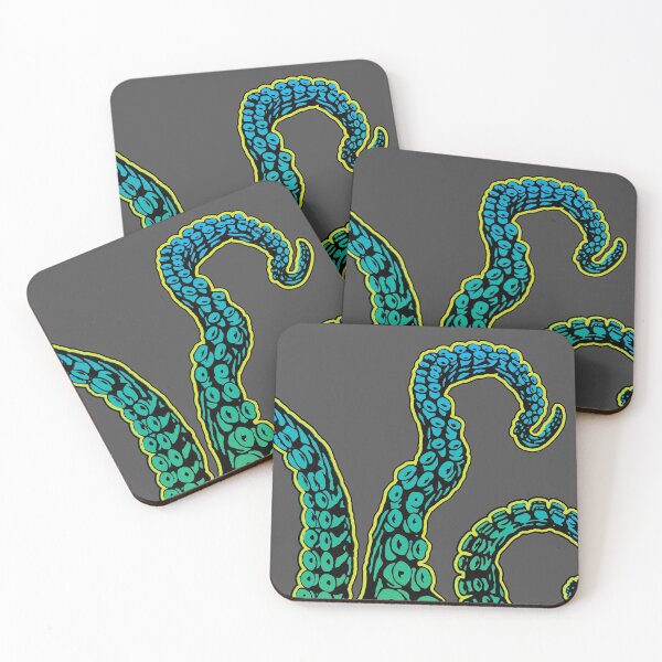 Item preview, Pocket Tentacles Aqua designed and sold by Radial Designs.