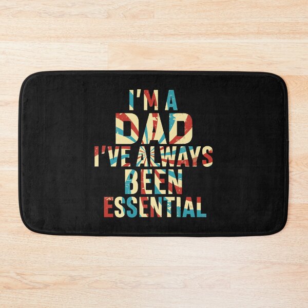 Item preview, I'm a Dad I've Always Been Essential : Red Grunge Vintage, Essential Worker, Dad Jokes designed and sold by UMED :).