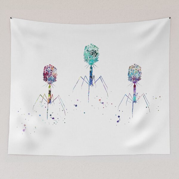 Item preview, Bacteriophage Viruses designed and sold by EvasDreams.