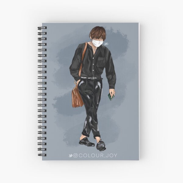 Park Jimin: Airport Fashion  Spiral Notebook for Sale by hyyhk