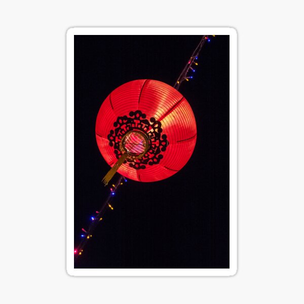 Red Lantern Sticker