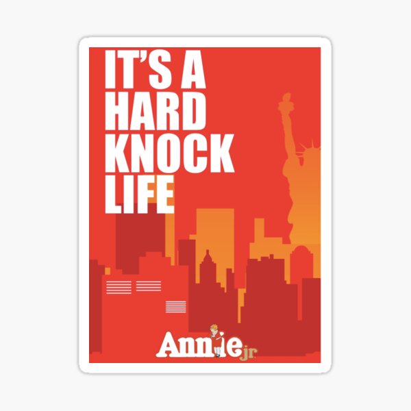 Hard Knock Life Stickers Redbubble