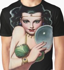 Camiseta gráfica Tasty Pinup with Crystal Ball