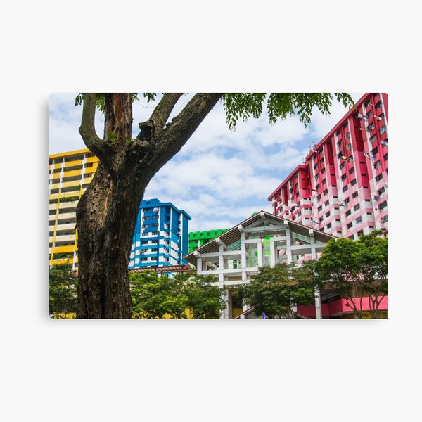 Colourful Singapore Canvas Print
