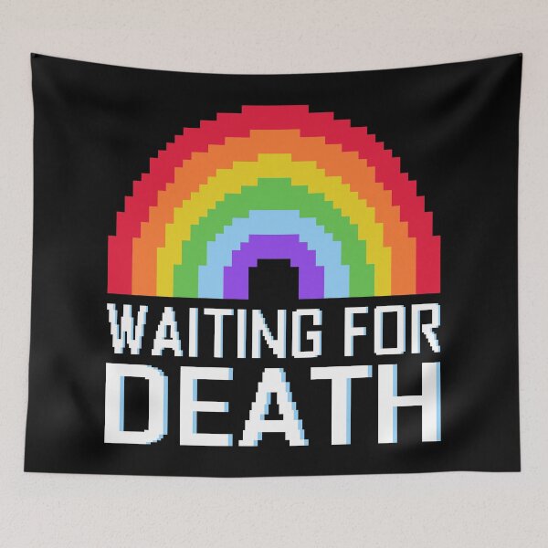 Item preview, Waiting For Death Rainbow designed and sold by colbinius.