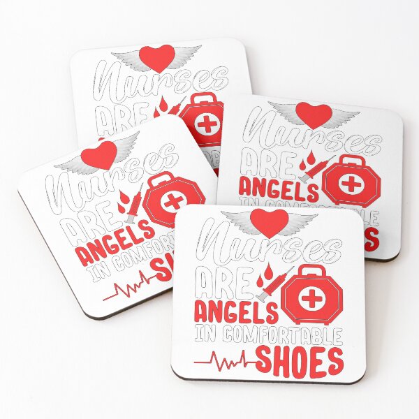 Item preview, Nurses Are Angels In Comfortable Shoes Nurse Merch designed and sold by PRINTS2HOT.