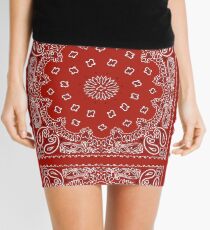 Rotes Bandana Minirock