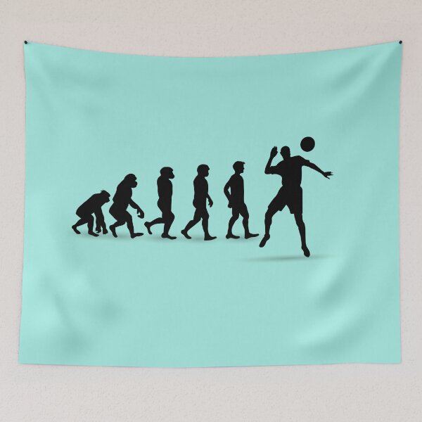 Item preview, evolution of footbal , footbal player, funny  designed and sold by rashadat.