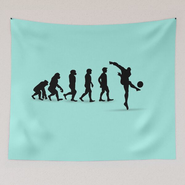 Item preview, evolution of footbal , footbal player, funny  designed and sold by rashadat.