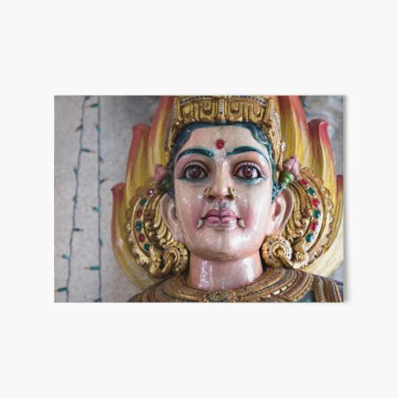 Singapore - Hindu Temple Art Board Print