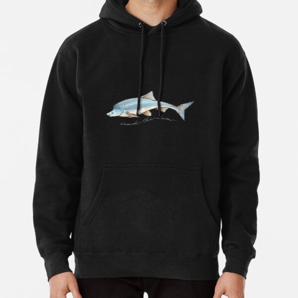 Shut Up And Fish Pacific & Co Mens Hoodie Black Size Large Pullover Outdoors