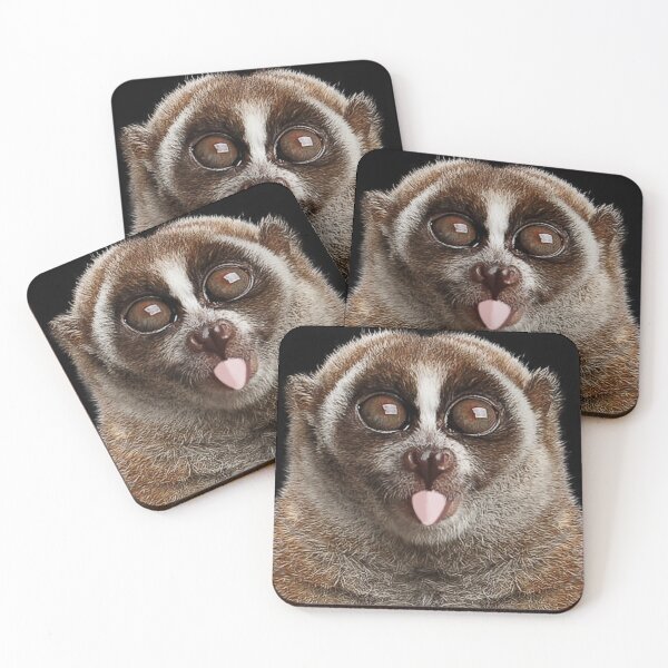 Item preview, Slow Loris showing tongue Animals Gifts designed and sold by Dolphin Graphic.