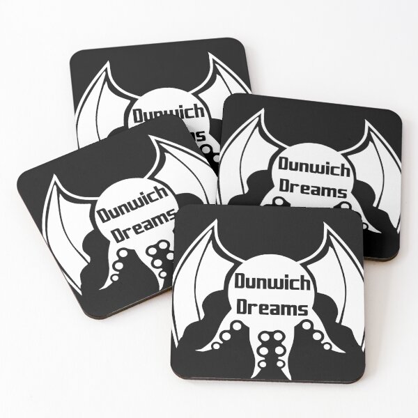 Item preview, Dunwich Dreams - Logo Cthulu Bat Black and White designed and sold by DunwichDreams.