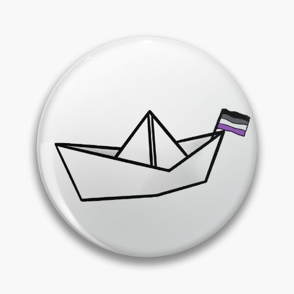 Item preview, ace pride paper boat designed and sold by calenca.