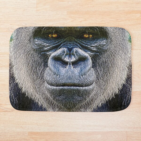 Item preview, Silverback Western Lowland Gorilla Smiles Animals Gifts designed and sold by Dolphin Graphic.