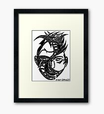 Two Face Framed Print