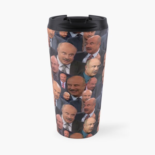 Dr. Phil. Obtenez le beau visage de cet homme partout dans votre équipement Mug isotherme