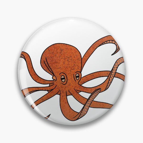 Item preview, Friendly cartoon octopus designed and sold by calenca.