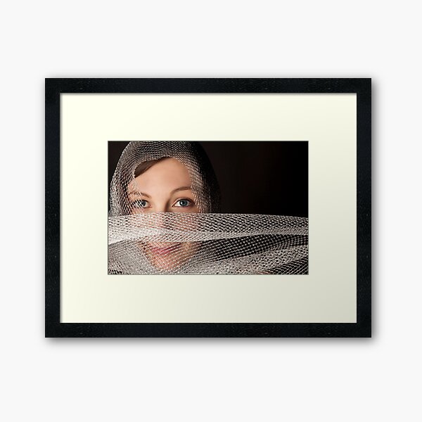 Stare into my soul Framed Art Print