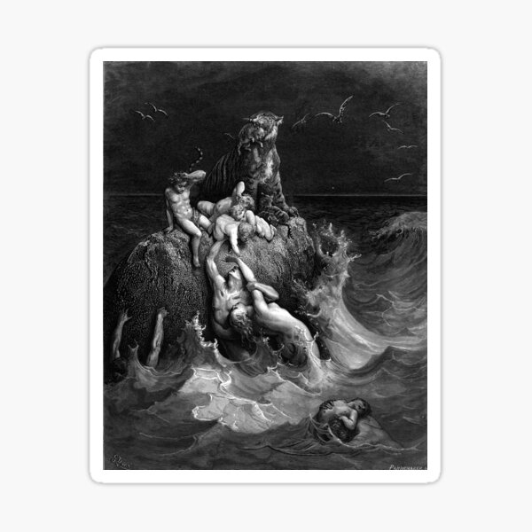 Item preview, The Deluge - Gustave Dore designed and sold by forgottenbeauty.