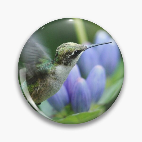 Item preview, Hummingbird And Gentian Blue designed and sold by Debbie Oppermann.