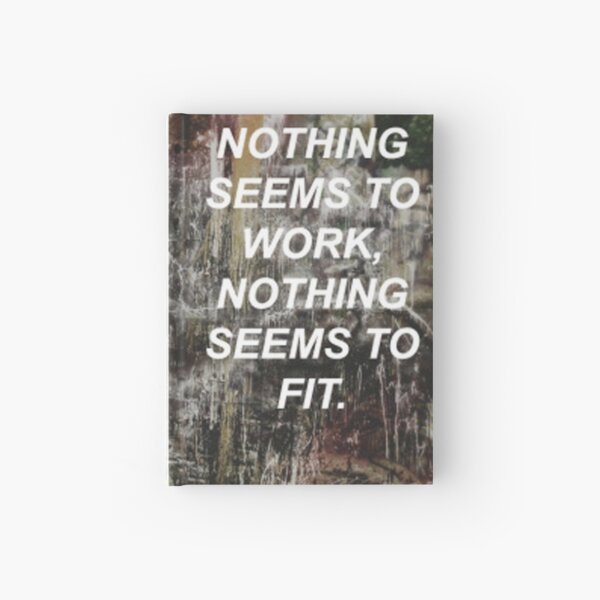 La Dispute Wildlife Lyrics Print Hardcover Journal