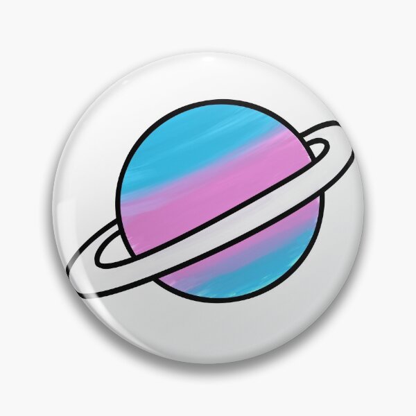 Item preview, trans pride planet designed and sold by calenca.