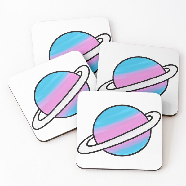 Item preview, trans pride planet designed and sold by calenca.