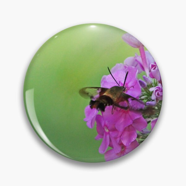 Item preview, Hummingbird Moth And Pink Phlox designed and sold by Debbie Oppermann.