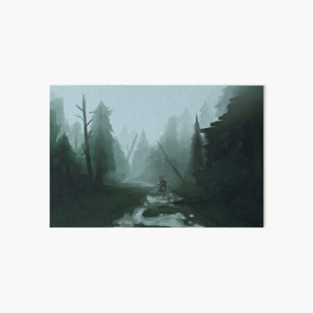 Last walk in the forest Art Board Print