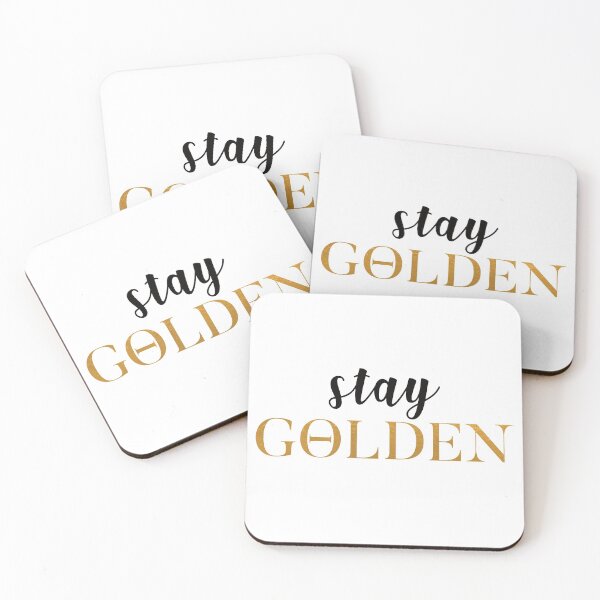 Item preview, Stay Golden Theta designed and sold by Stickers by SoSrat.