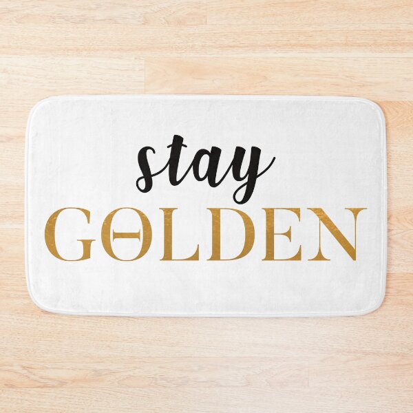 Item preview, Stay Golden Theta designed and sold by Stickers by SoSrat.