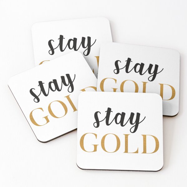 Item preview, Stay Gold designed and sold by Stickers by SoSrat.
