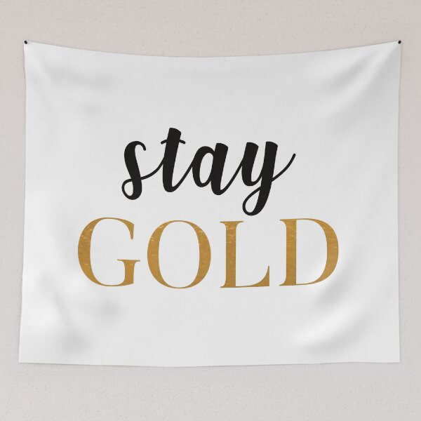 Item preview, Stay Gold designed and sold by Stickers by SoSrat.