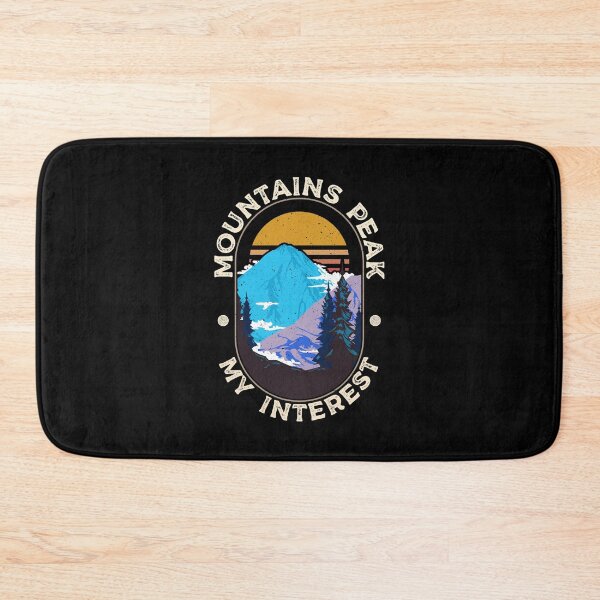 Item preview, Mountains Peak My Interest for the Hiking Lover designed and sold by friendlyspoon.