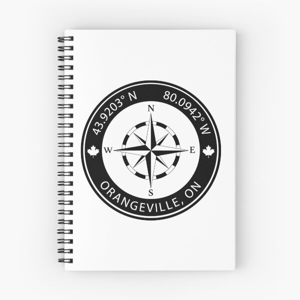 Item preview, Orangeville, Ontario Geographical Coordinates designed and sold by TeeOhGraphics.