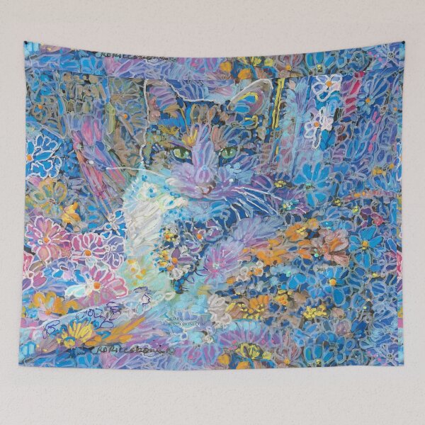 Item preview, The Blue Cat - Queen of Disguise designed and sold by RDRiccoboni.
