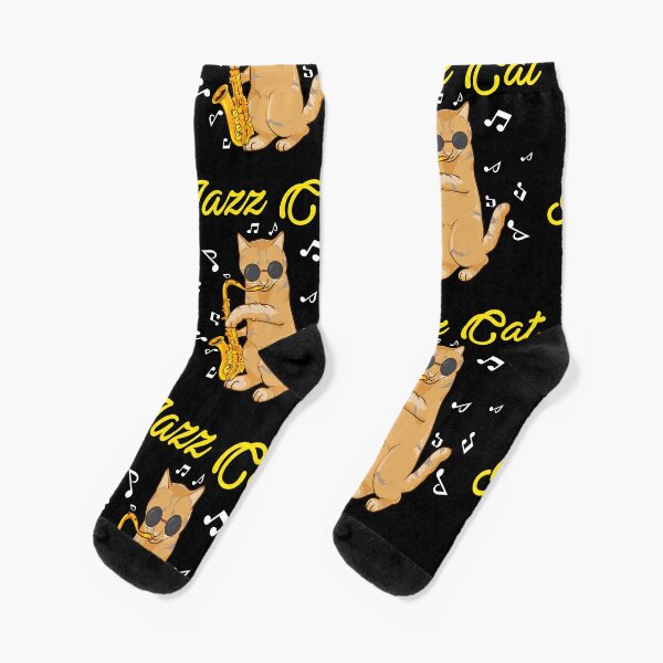 Jazz Cat Socks