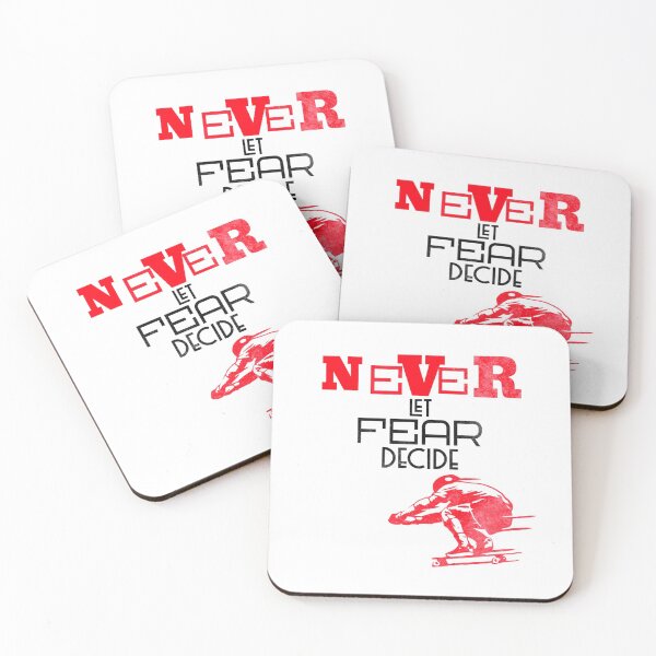 Item preview, NEVER LET FEAR DECIDE designed and sold by Ethos Bubbles.