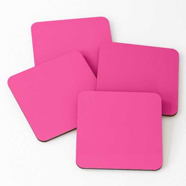 Item preview, Bright Hot Pink Coral Block Color designed and sold by SeaNympth.