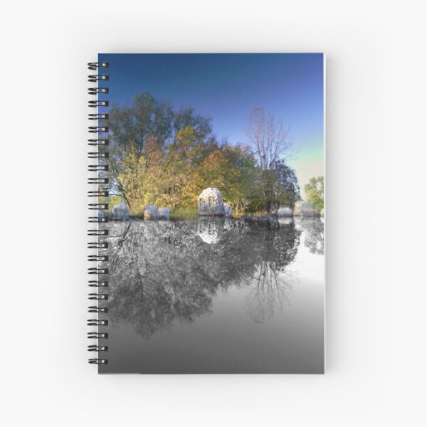 Rocks Reflecting Spiral Notebook