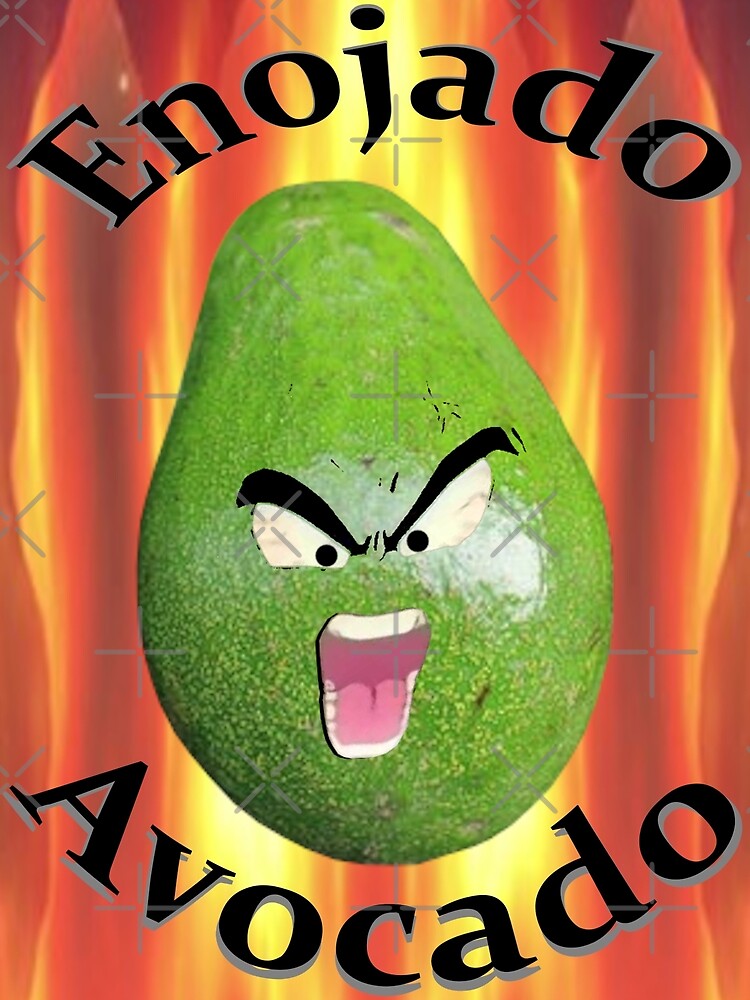 Disover Enojado Avocado Premium Matte Vertical Poster