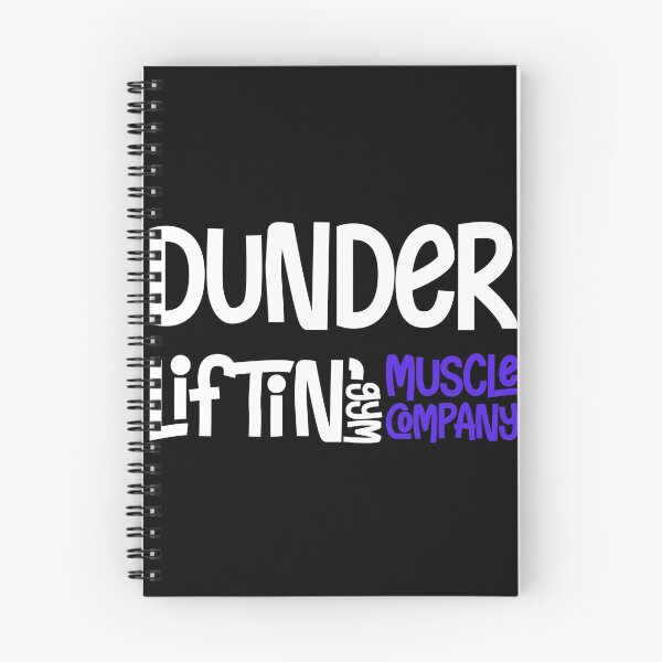 Item preview, Dunder Lifting Gym Muscle Company designed and sold by BeYourOwnHero.