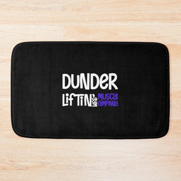 Item preview, Dunder Lifting Gym Muscle Company designed and sold by BeYourOwnHero.